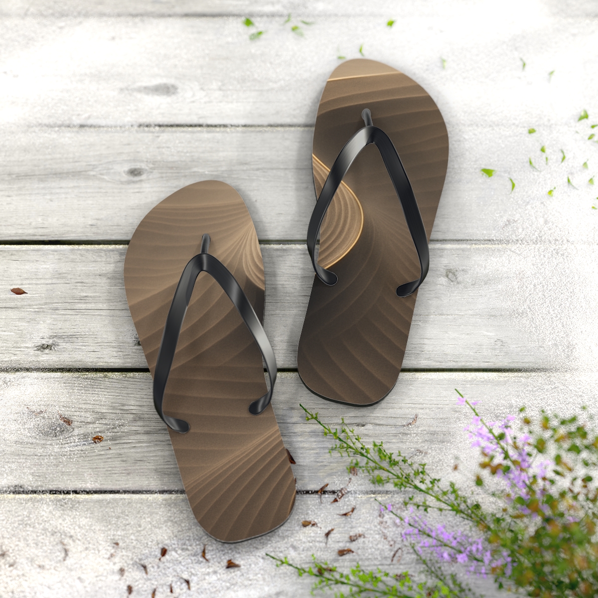 Wind Sculpted Arc Weave comfortable casual flip flops
