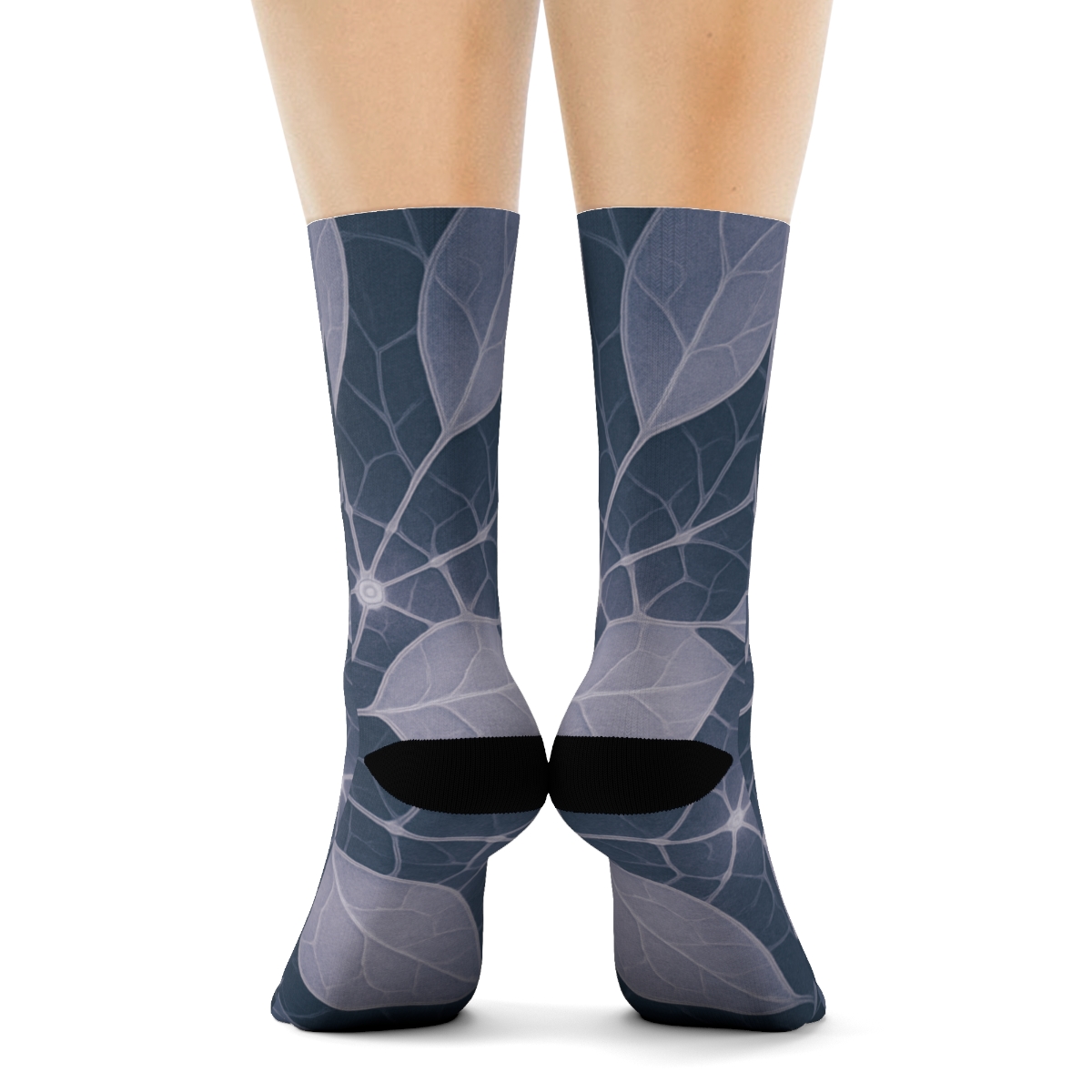 Orchid Vein Lattice comfortable cotton socks