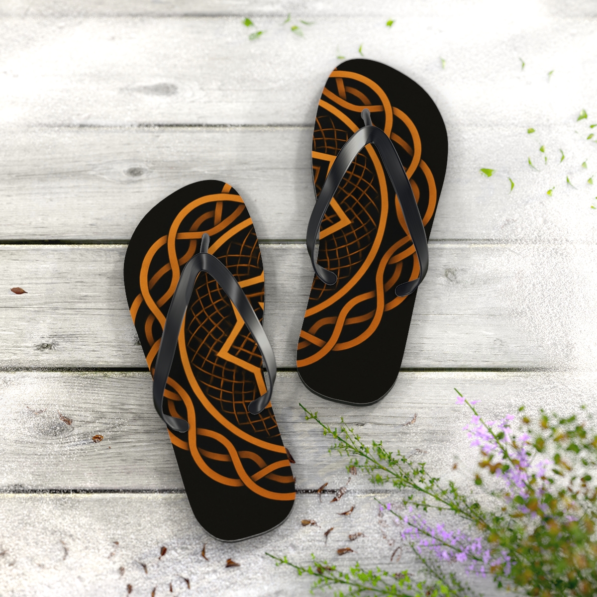 Amber Starweave Compass stylish summer flip flops