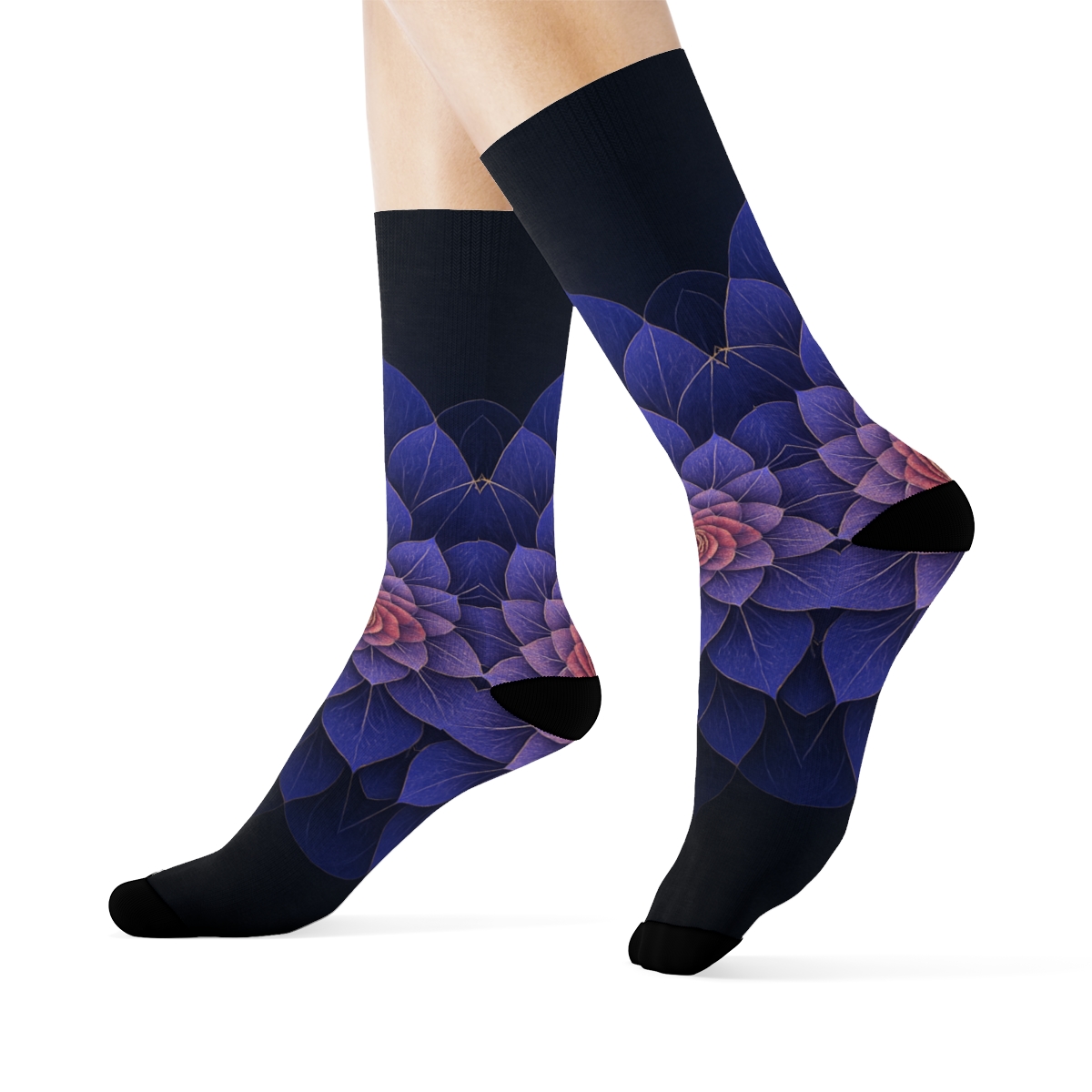 Anemone Pulse Rosette trendy colorful socks