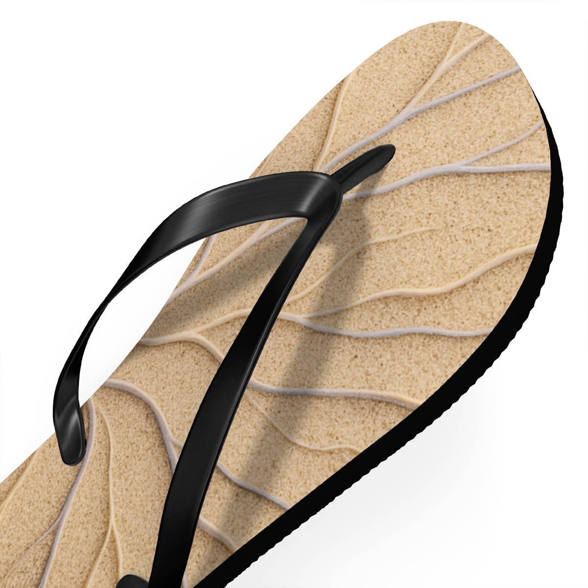 Wind Carved Ripple Vein Array colorful rubber flip flops