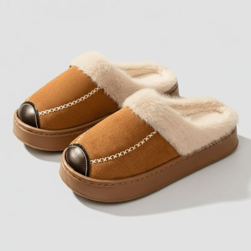 Plush Lined Winter Mules