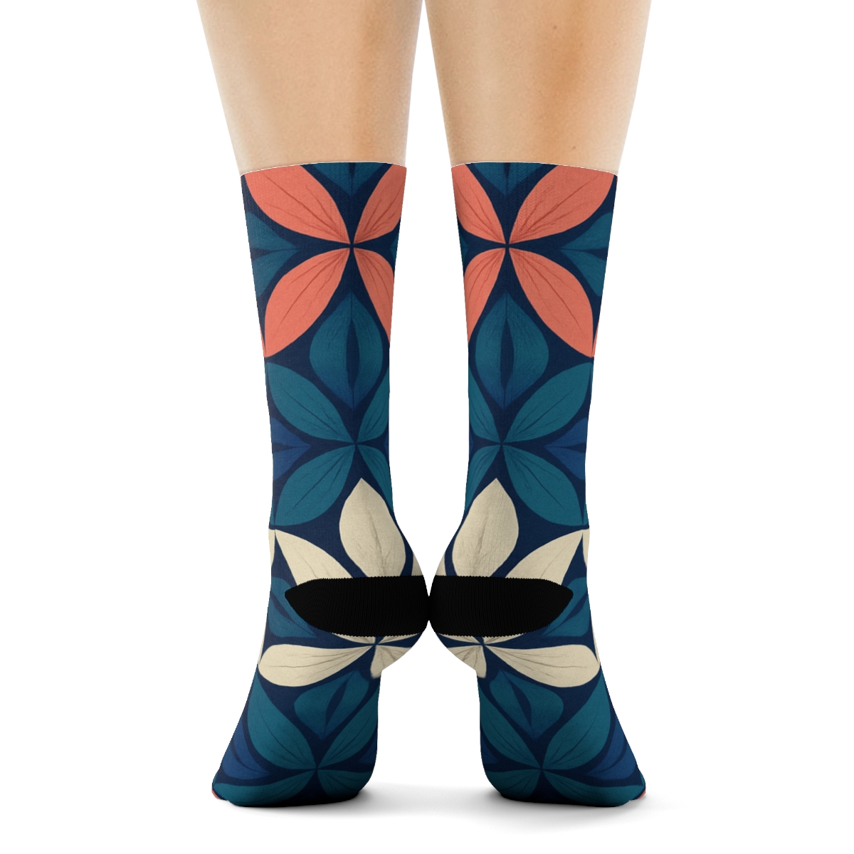 Orchid Pulse Tessellation personalized cozy socks