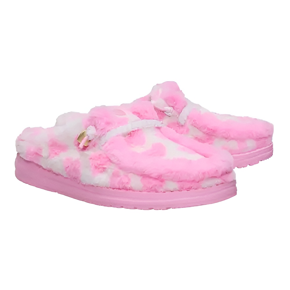 Comfortable Slip On Slipper With Cozy Sherpa Lining