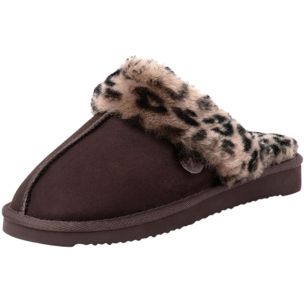 Fireside Shearling Fur Scuff Slippers