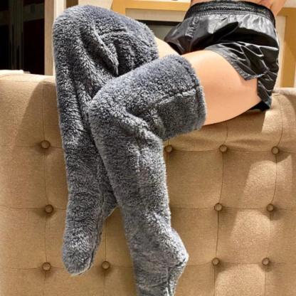 Plush lounge socks - Versatile Use for Every Occasion - Cloud Cushion Slides