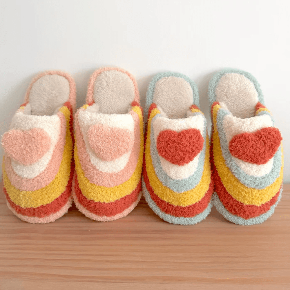 Non Slip Rainbow Slippers