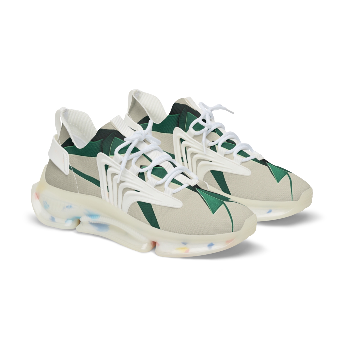 Praying Mantis Origami Stillness custom sneakers