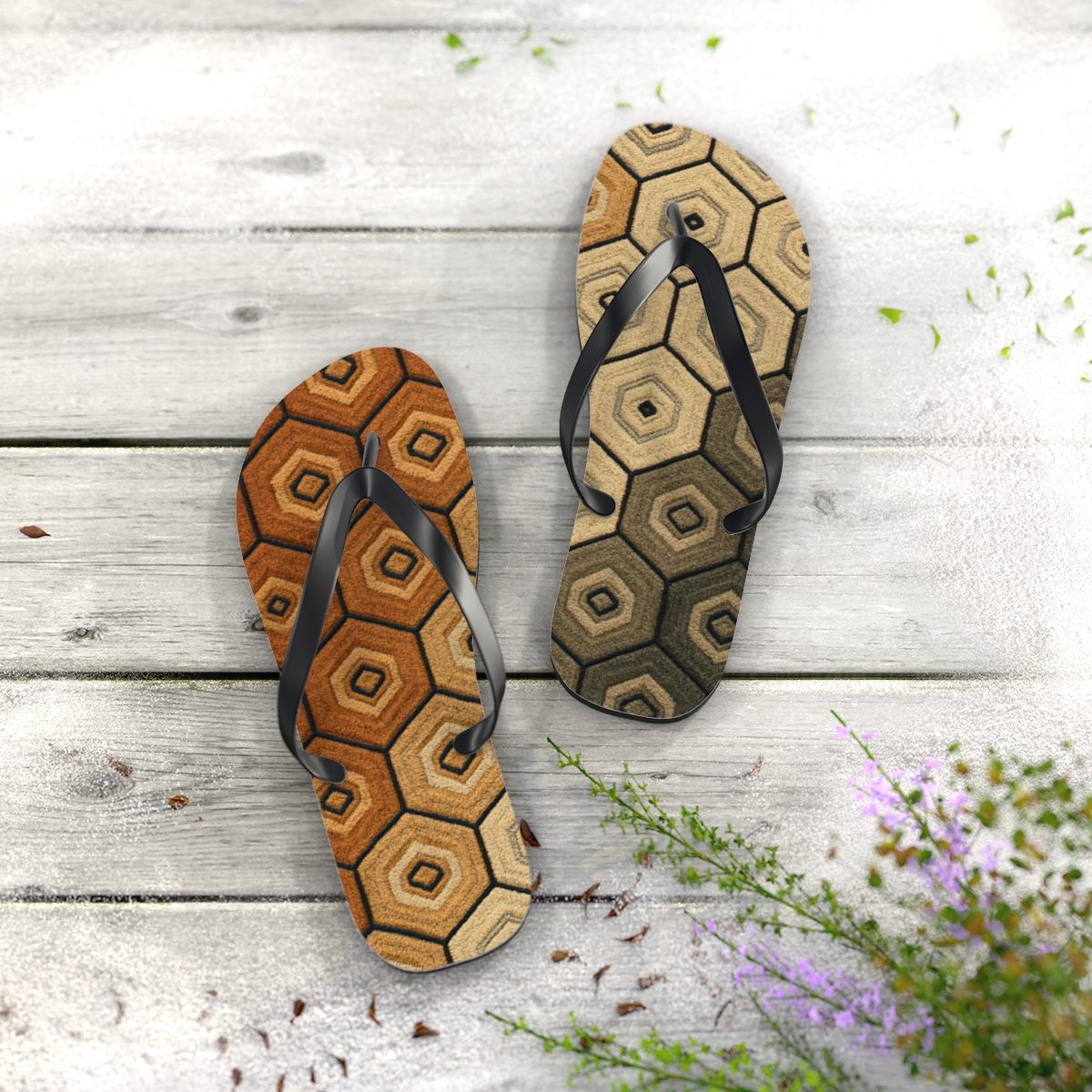 Mosaic Drift Flip Flops