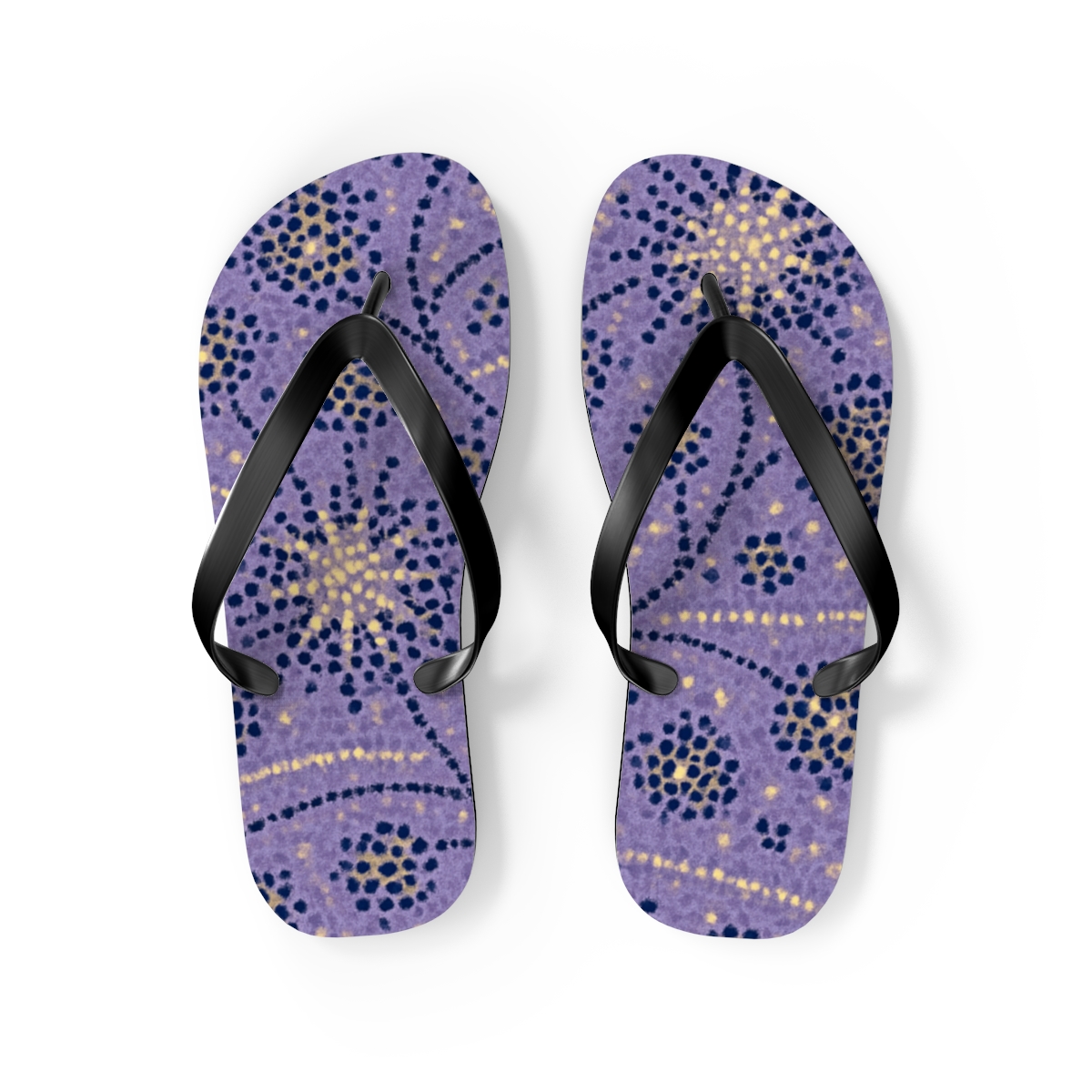 Lavender Radiance Flip Flops