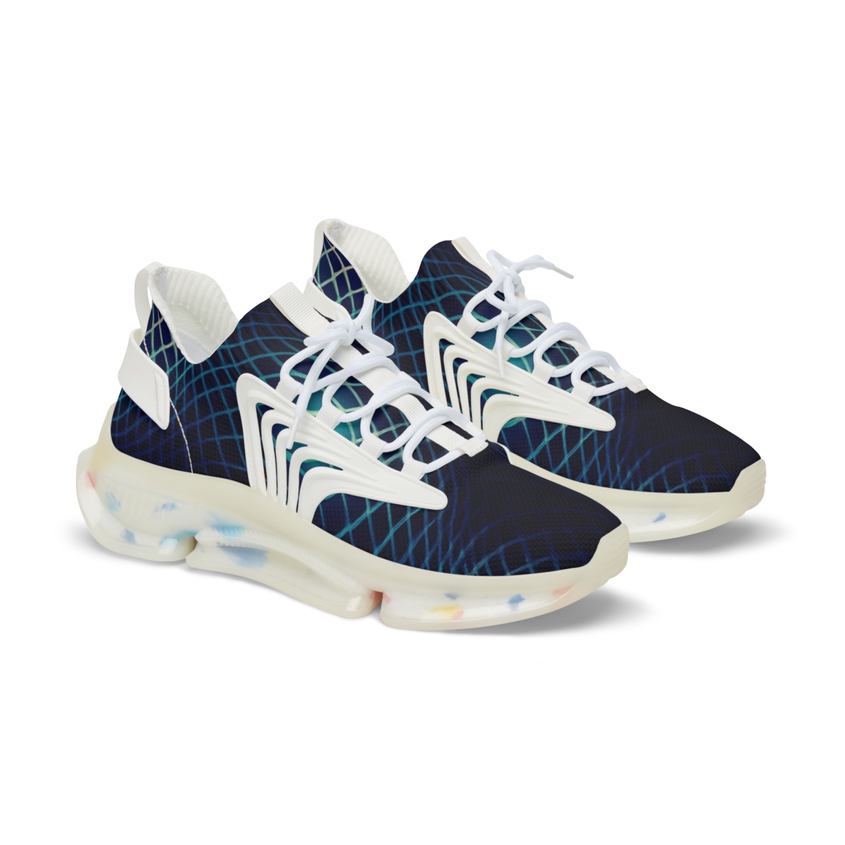 Moire Orbit Weave premium sport sneakers