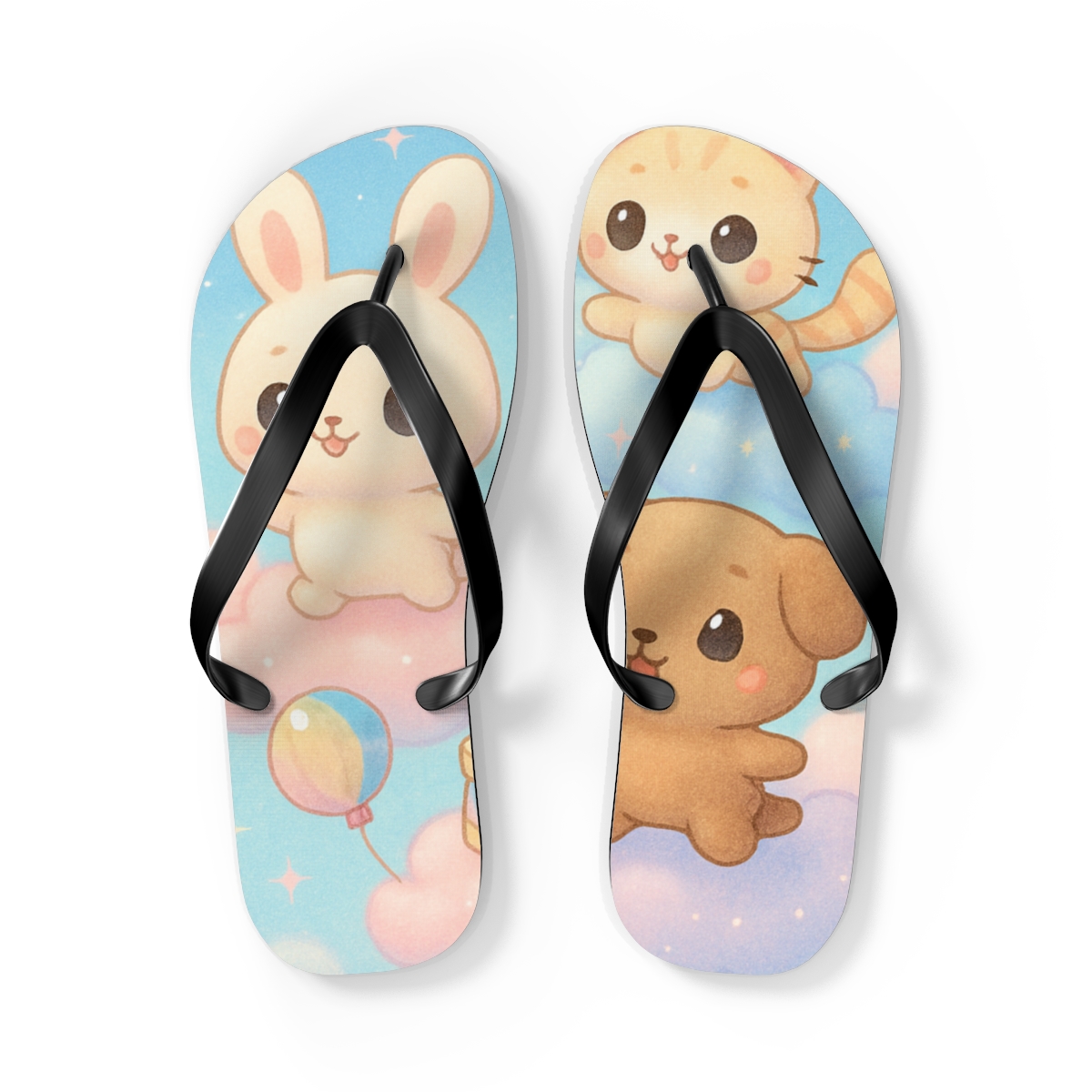 Pastel Dream Drift Flip Flops