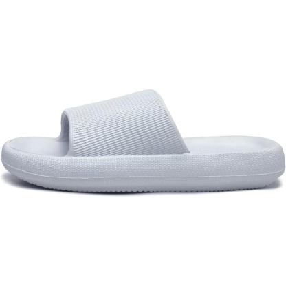 Comfy Cushioned Thick Sole Slides – All Day Support-Cloud Cushion Slides