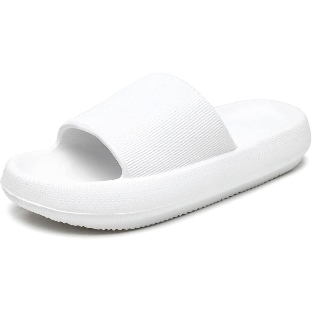 Comfy Cushioned Thick Sole Slides – All Day Support-Cloud Cushion Slides