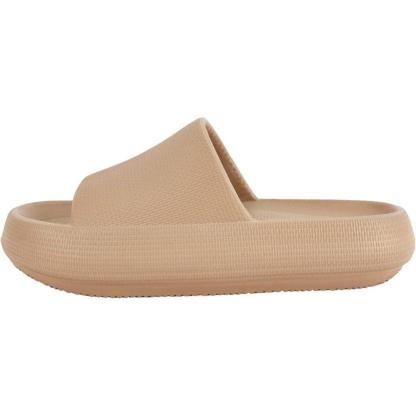 Comfy Cushioned Thick Sole Slides – All Day Support-Cloud Cushion Slides