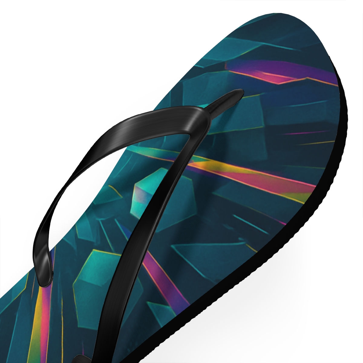 Prismatic Mantis Shrimp Pulse custom flip flops