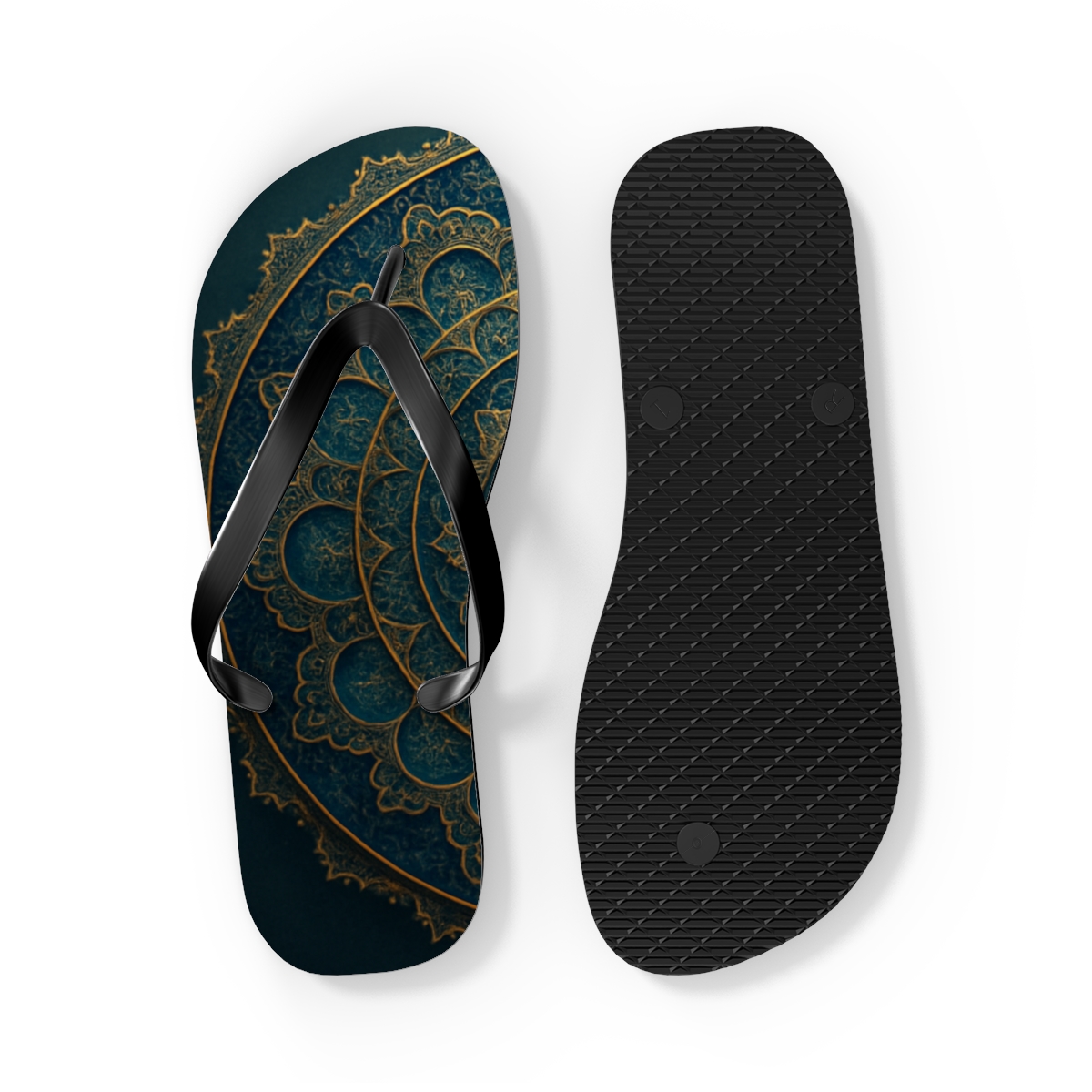 Celestial Mandala Harmony Flip Flops