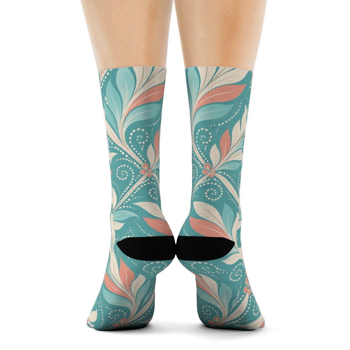 Freesia Quill Dot Parquet unique printed socks [AI-e1cd2037-917d4baef0e1]
