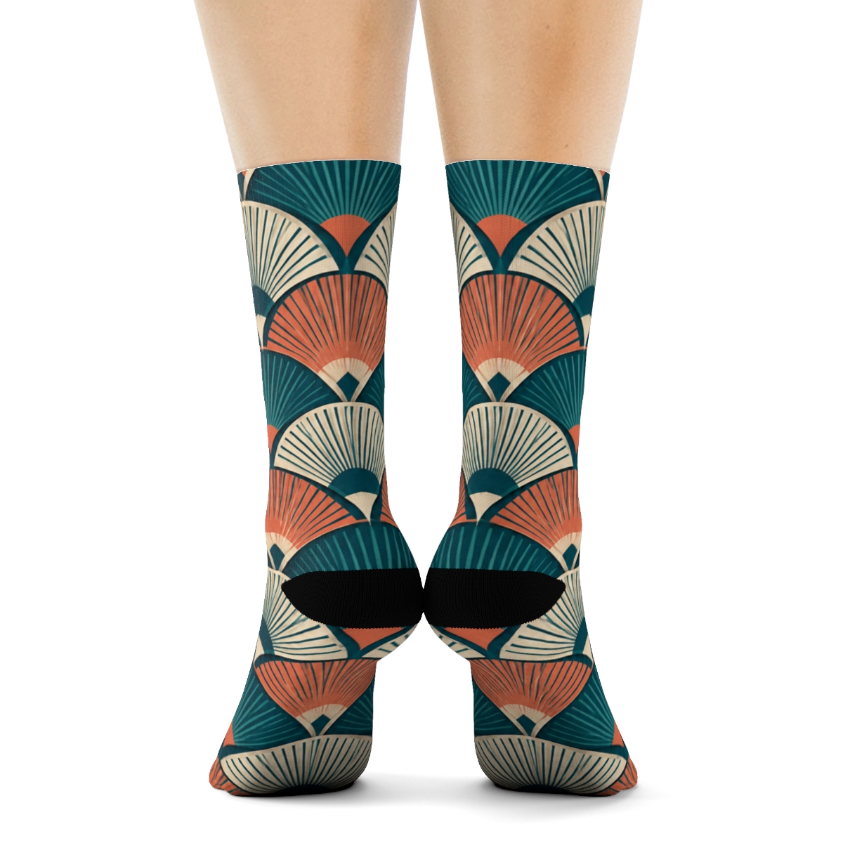 Stepped Fan Tessellation Array sports performance socks [AI-bf585fa1-d7c9813e4e34]