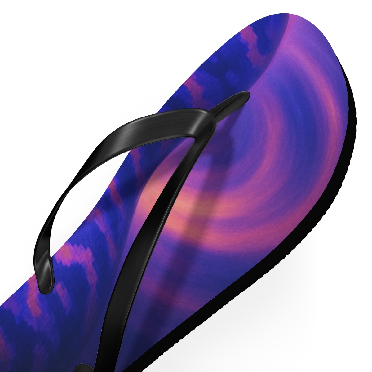 Cuttlefish Chromatic Code colorful rubber flip flops