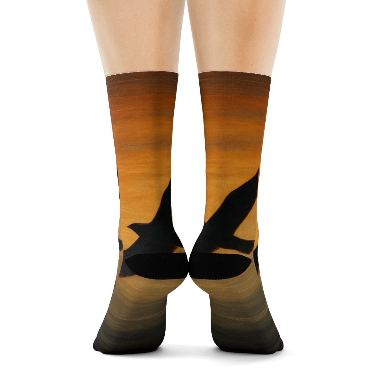 Hawk Horizon Silhouette stylish patterned socks
