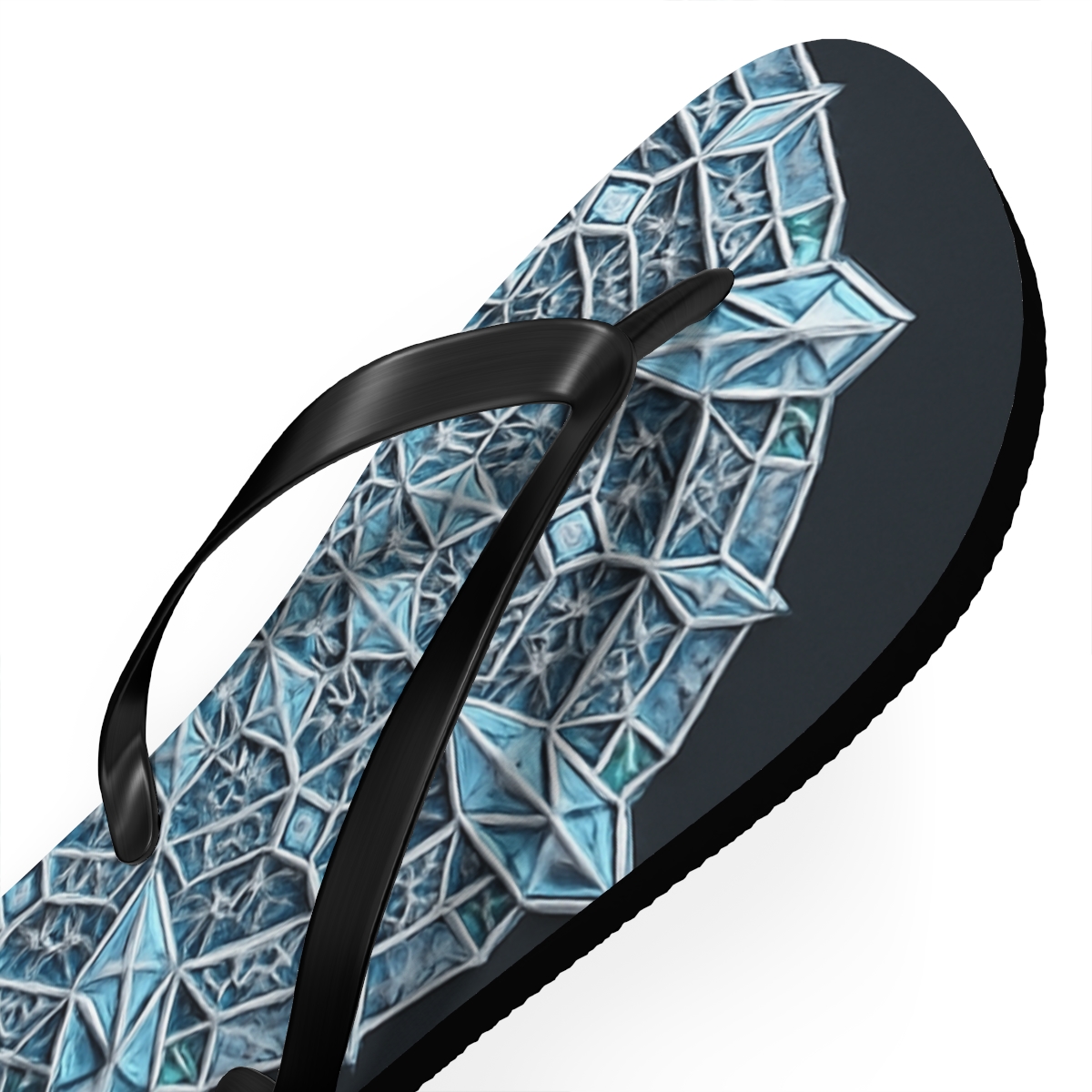 Crystal Lattice Halo Mandala stylish summer flip flops