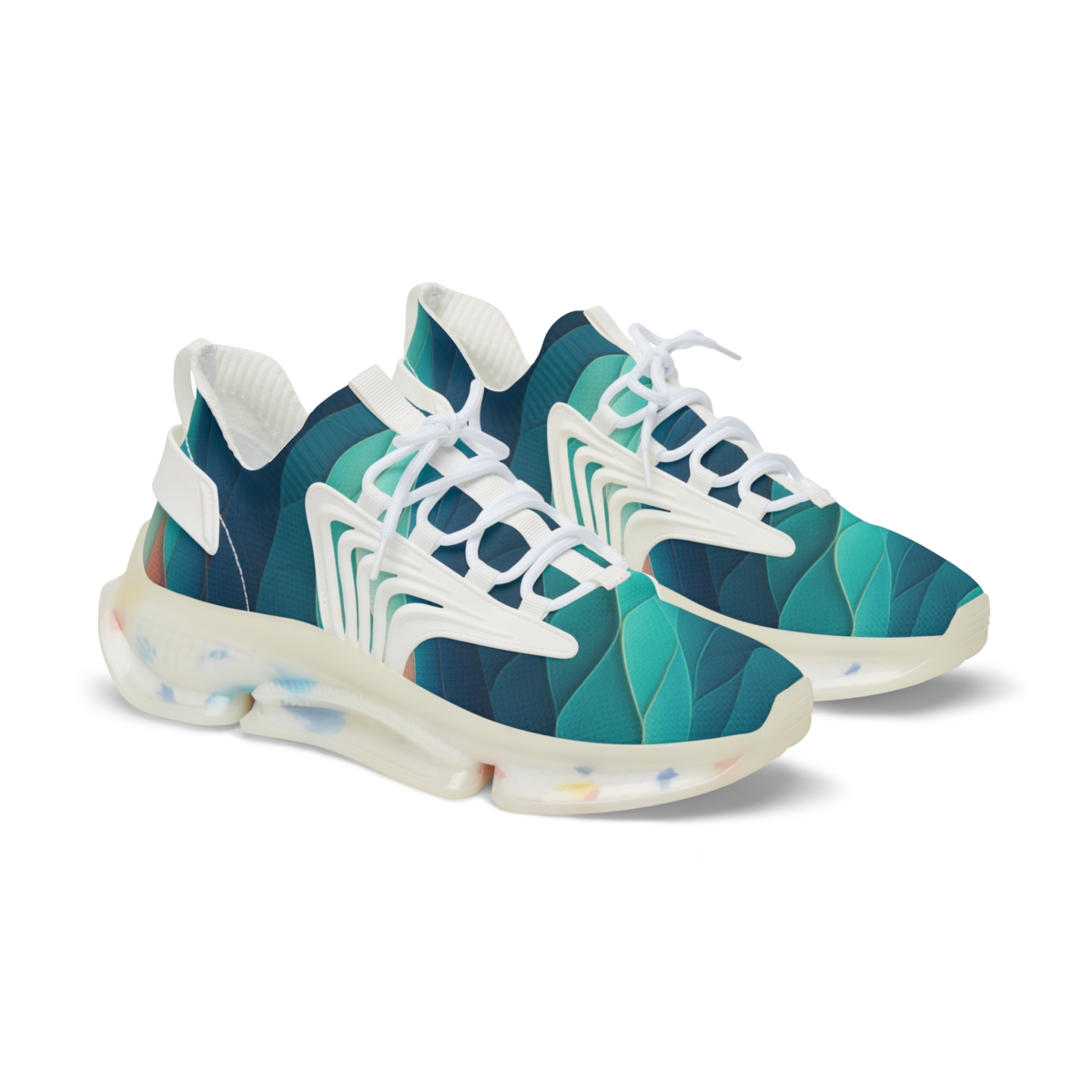 Cuttlefish Chromatic Code personalized athletic sneakers