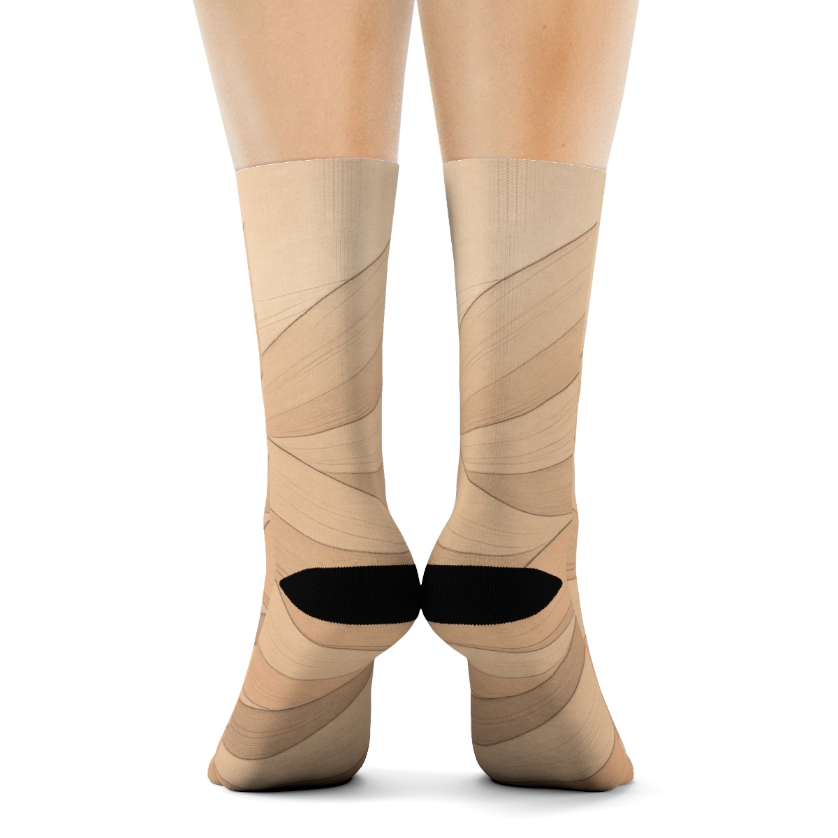 Wind Sculpted Arc Weave stylish patterned socks