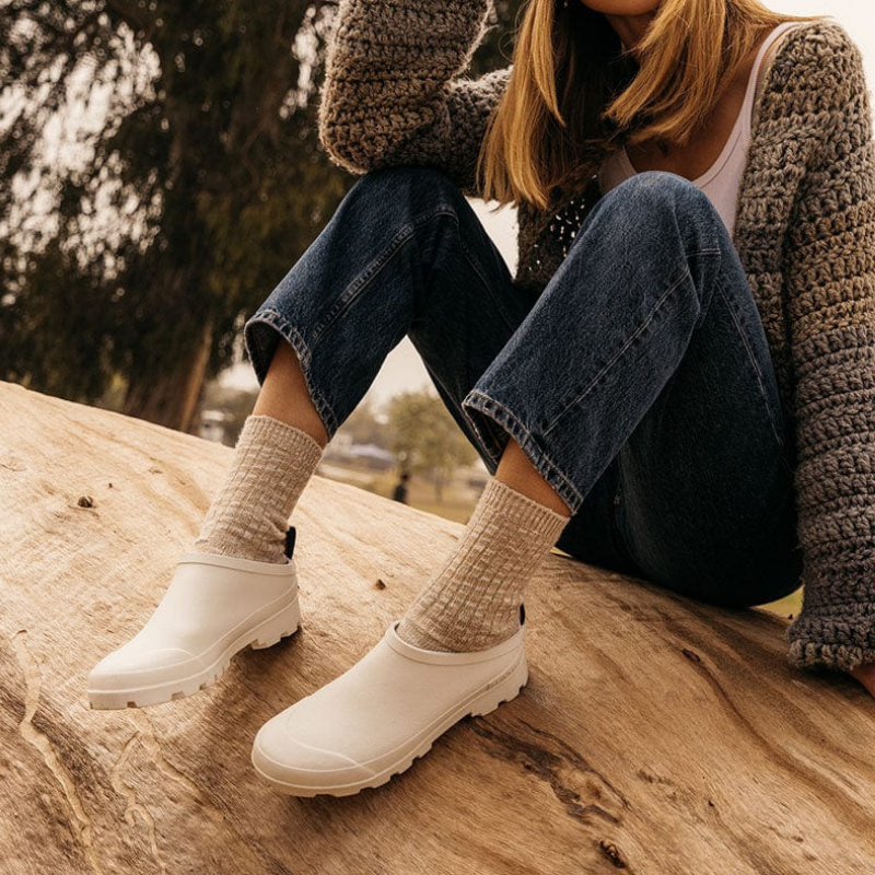 Bodega Slip On Garden Clog With Rubber Sole For Women