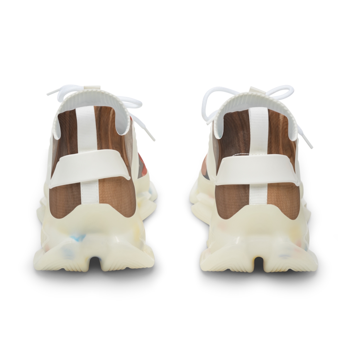 Valentine Paper Heart Snowglobe personalized athletic sneakers