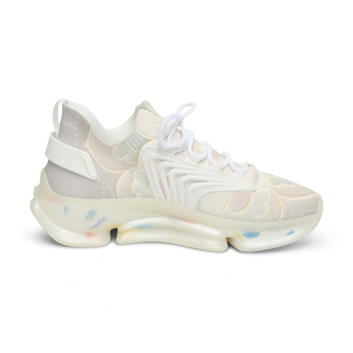 Prismatic Dewdrop Rosette premium sport sneakers