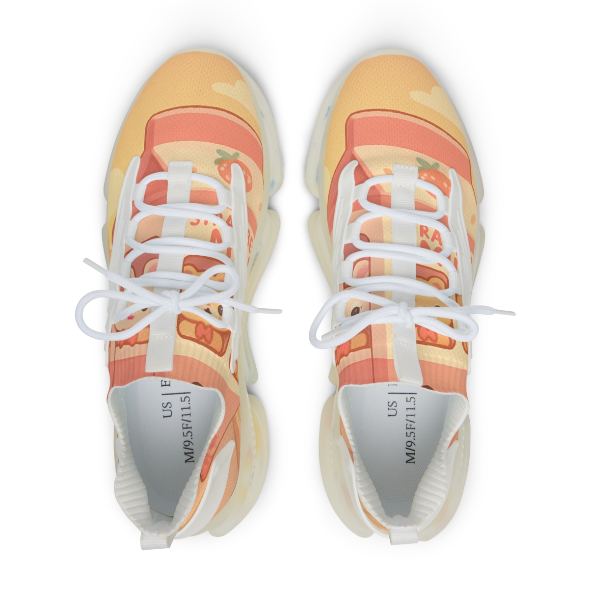 Strawberry Milk Train Parade comfortable running sneakers