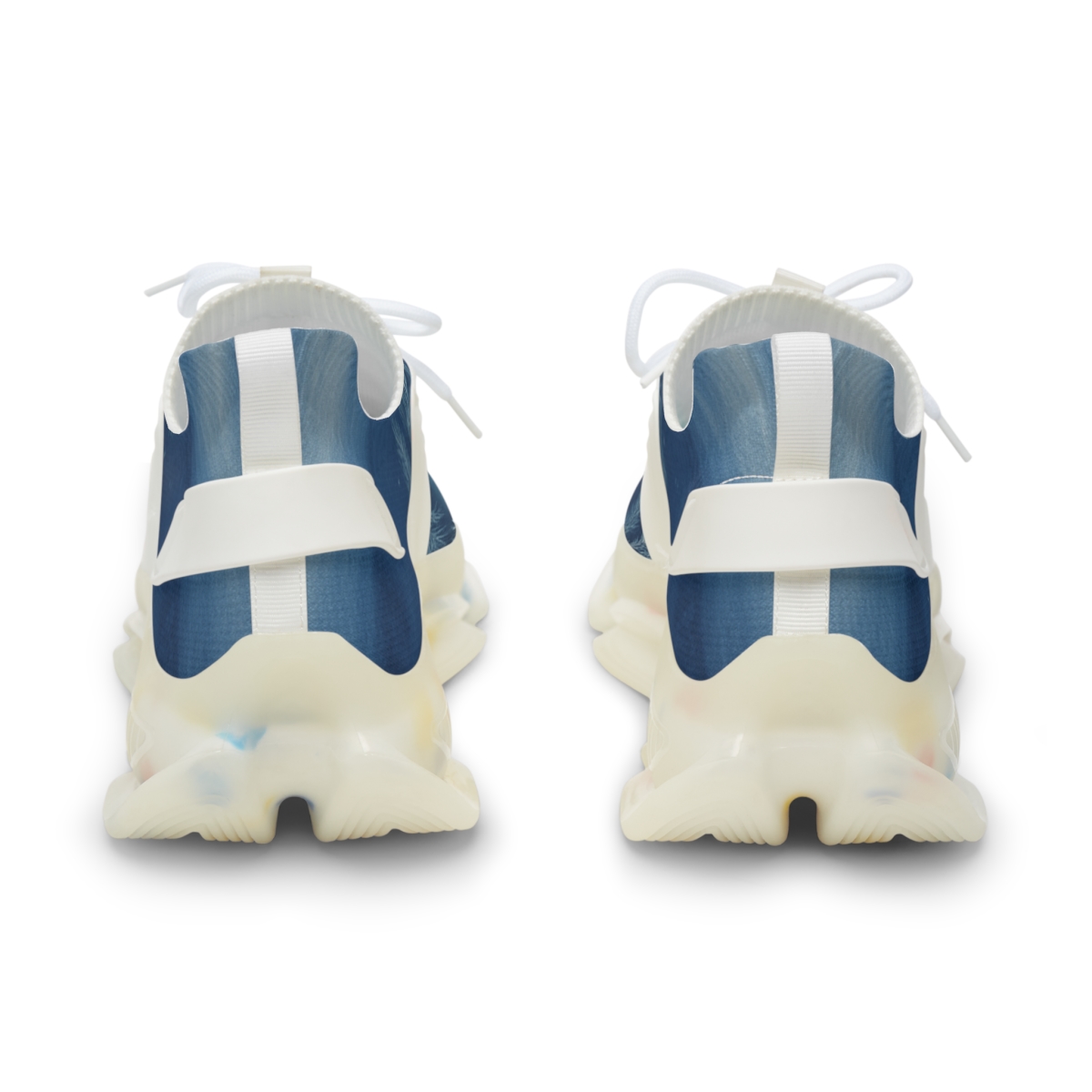 Winter Solstice Aurora Wreath unique printed sneakers