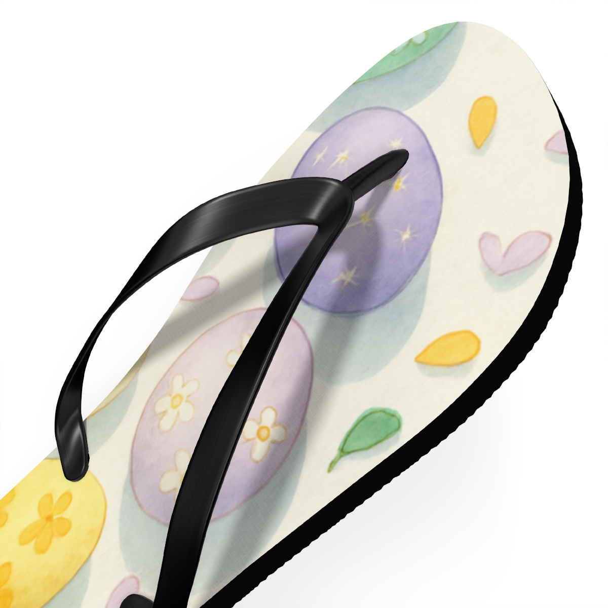 Spring Equinox Eggshell Constellations comfortable casual flip flops