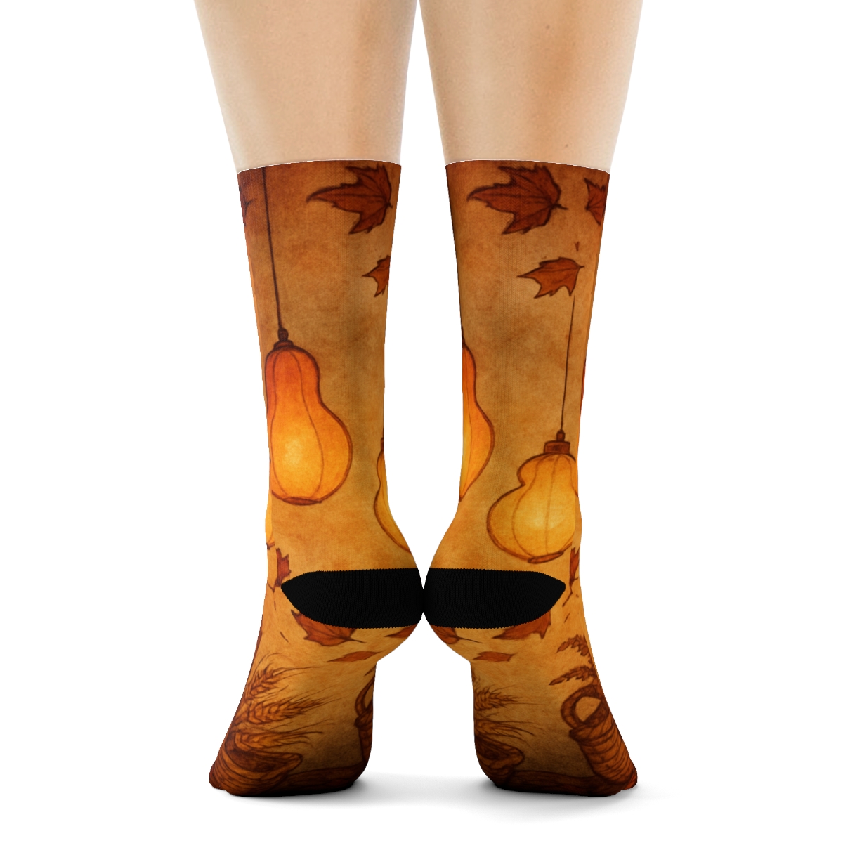 Autumn Lantern Harvest Parade warm winter socks