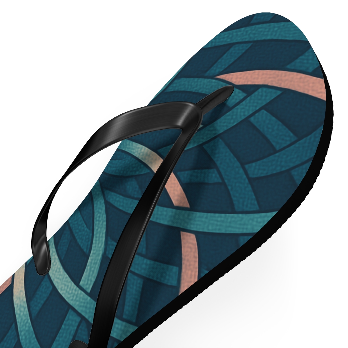 Cosmic Petal Interlace comfortable casual flip flops