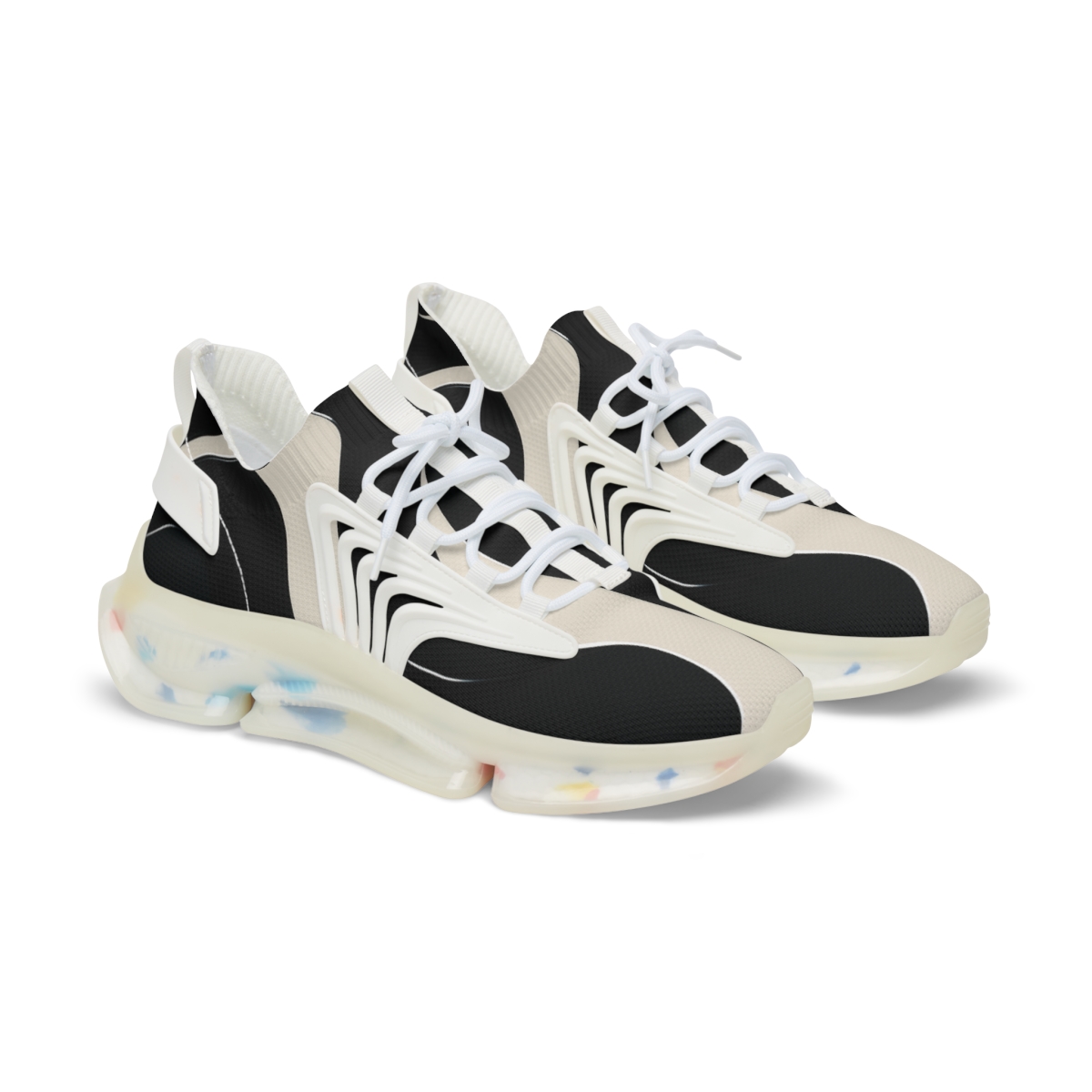 Orca Pulse Contrast Rhythm personalized athletic sneakers
