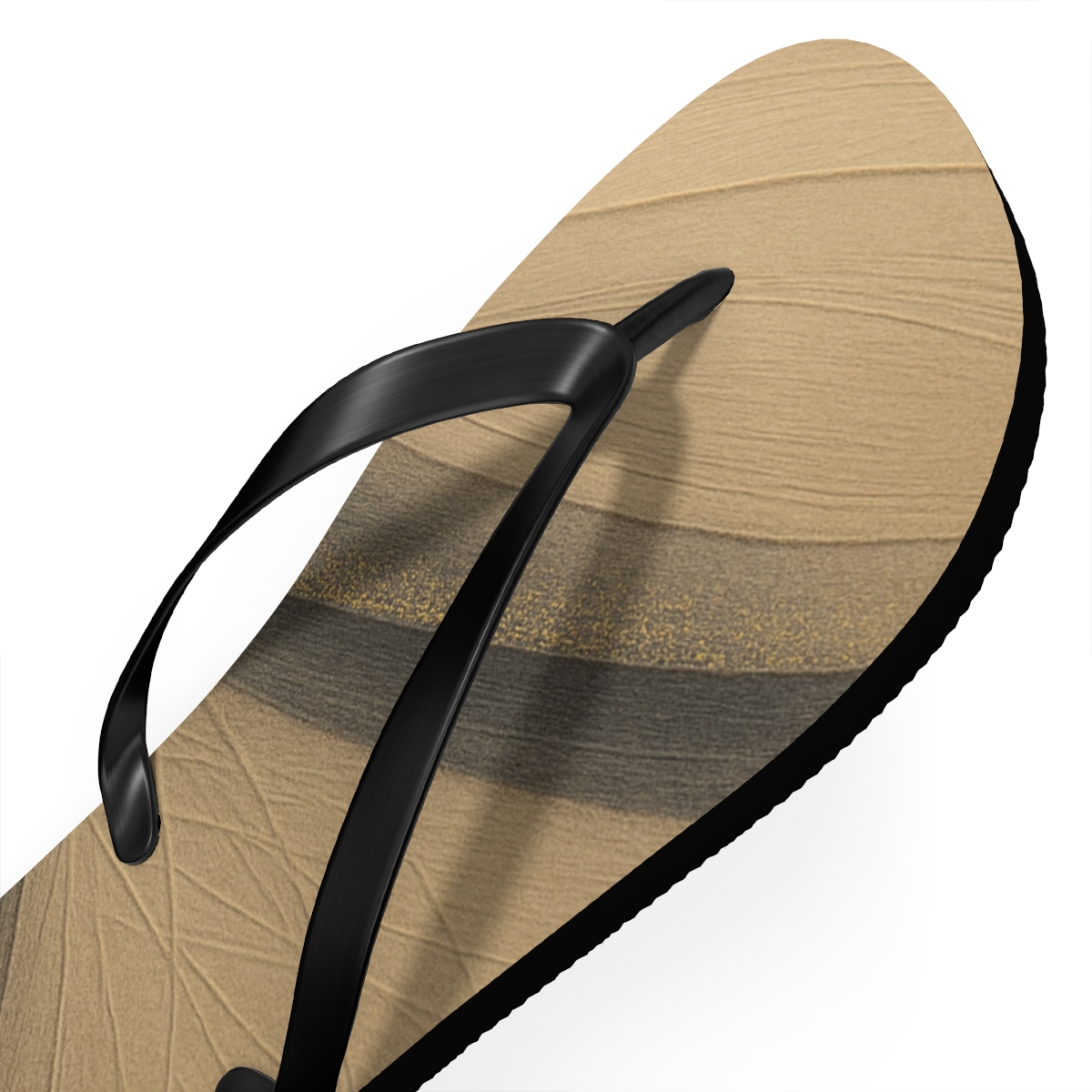 Wind Carved Arc Lattice trendy printed flip flops