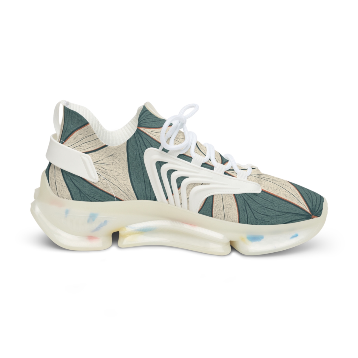 Camellia Arc Lattice custom sneakers