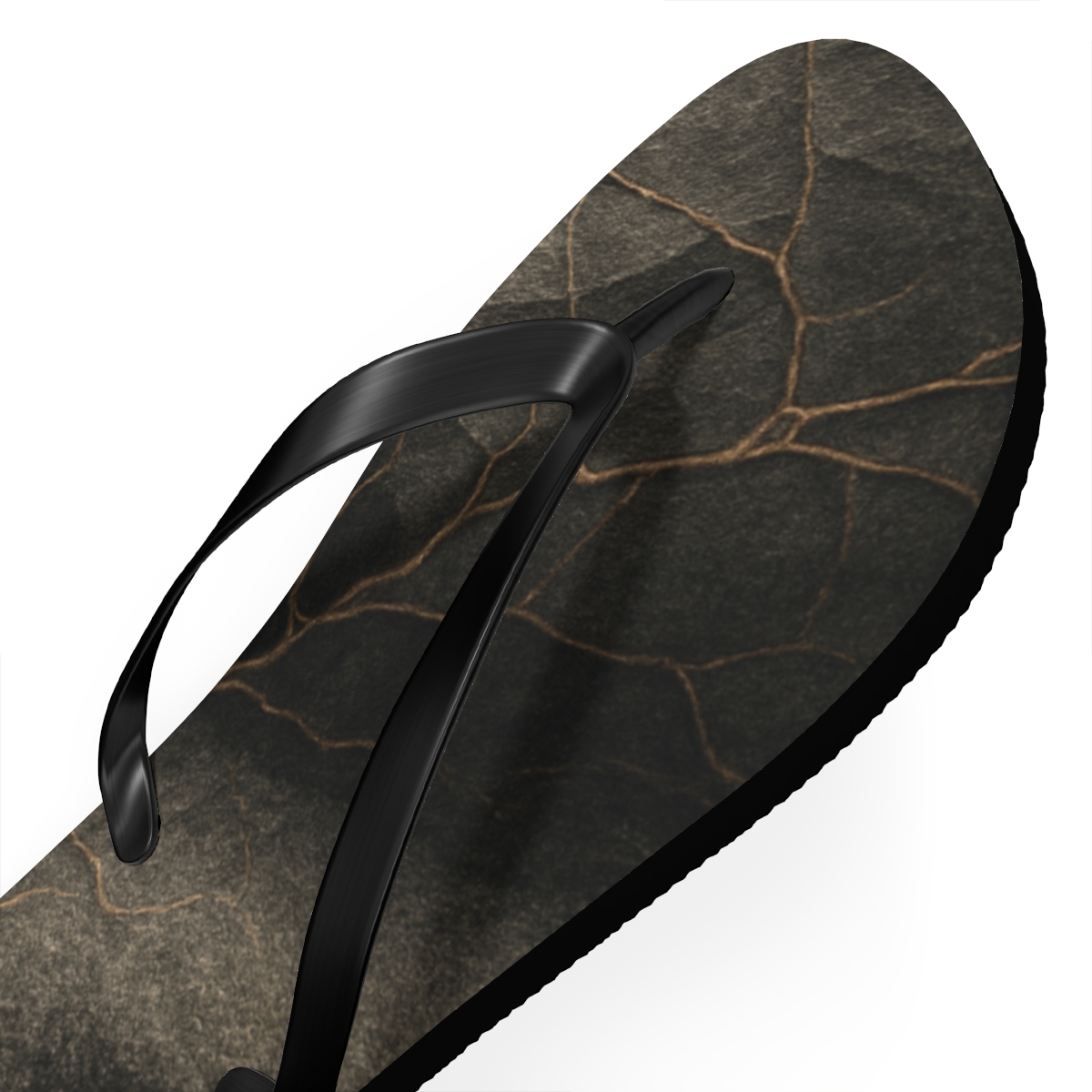 Basalt Vein Lattice Drift custom flip flops
