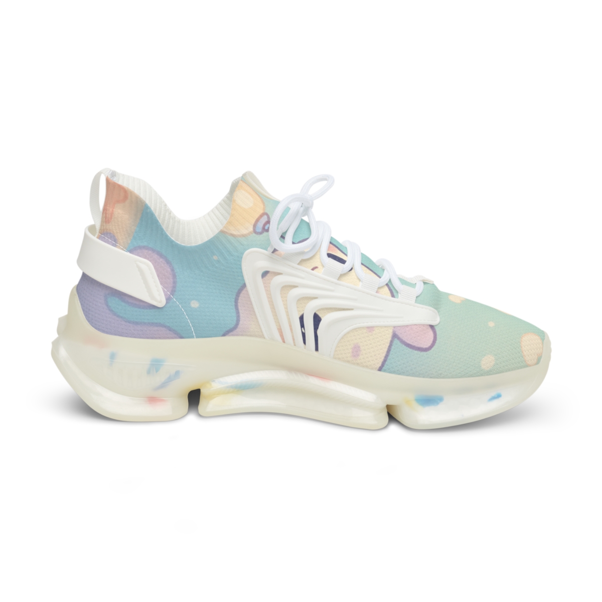 Pastel Lantern Sea Slugs personalized athletic sneakers