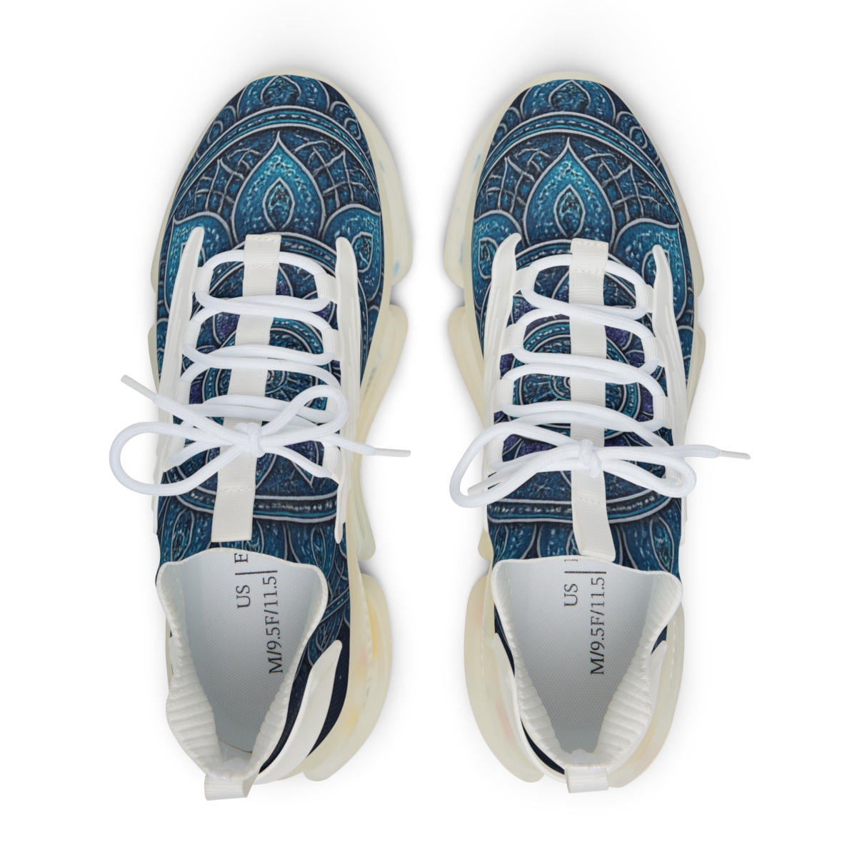 Prismatic Orbit Filigree personalized athletic sneakers