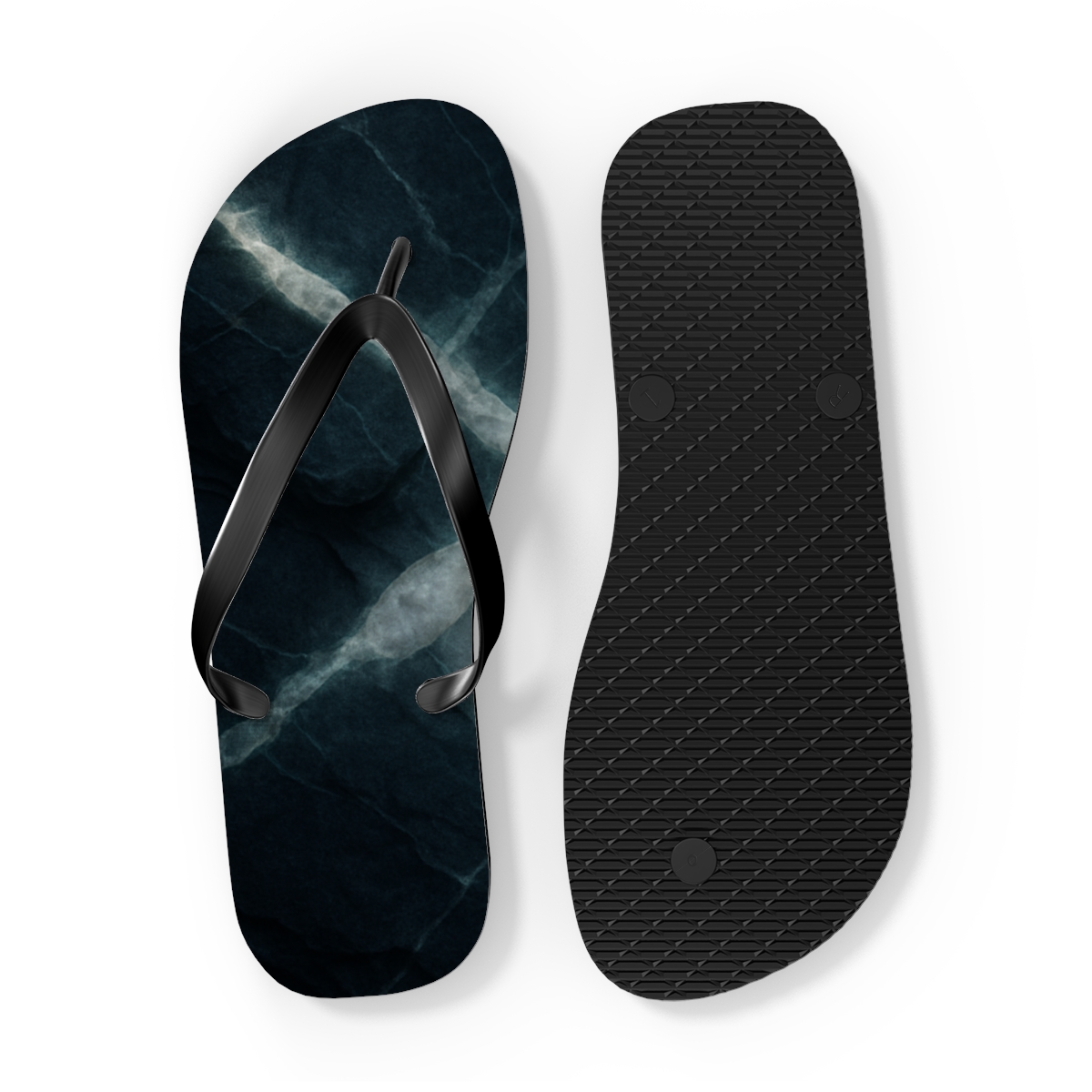 Quartz Vein Radiant Grid comfortable casual flip flops