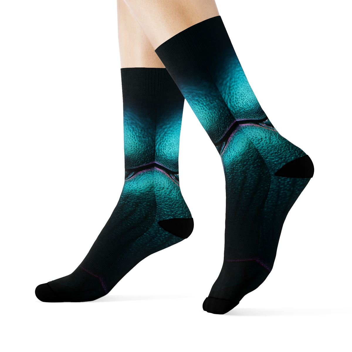 Jewel Beetle Armor stylish patterned socks
