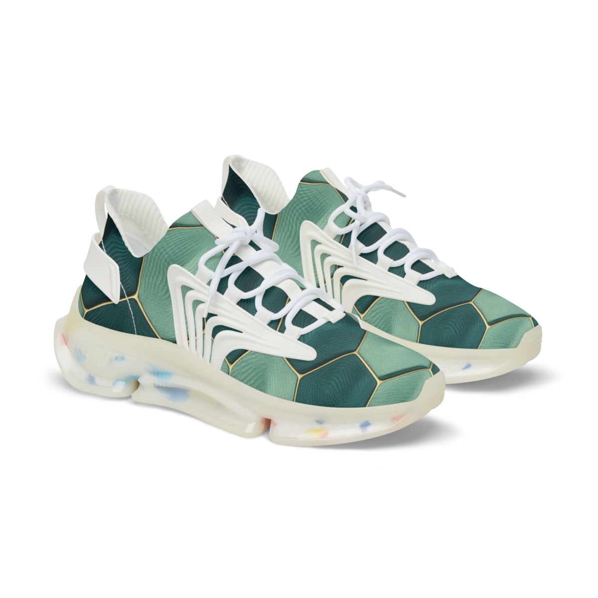 Modulated Hex Weave comfortable running sneakers