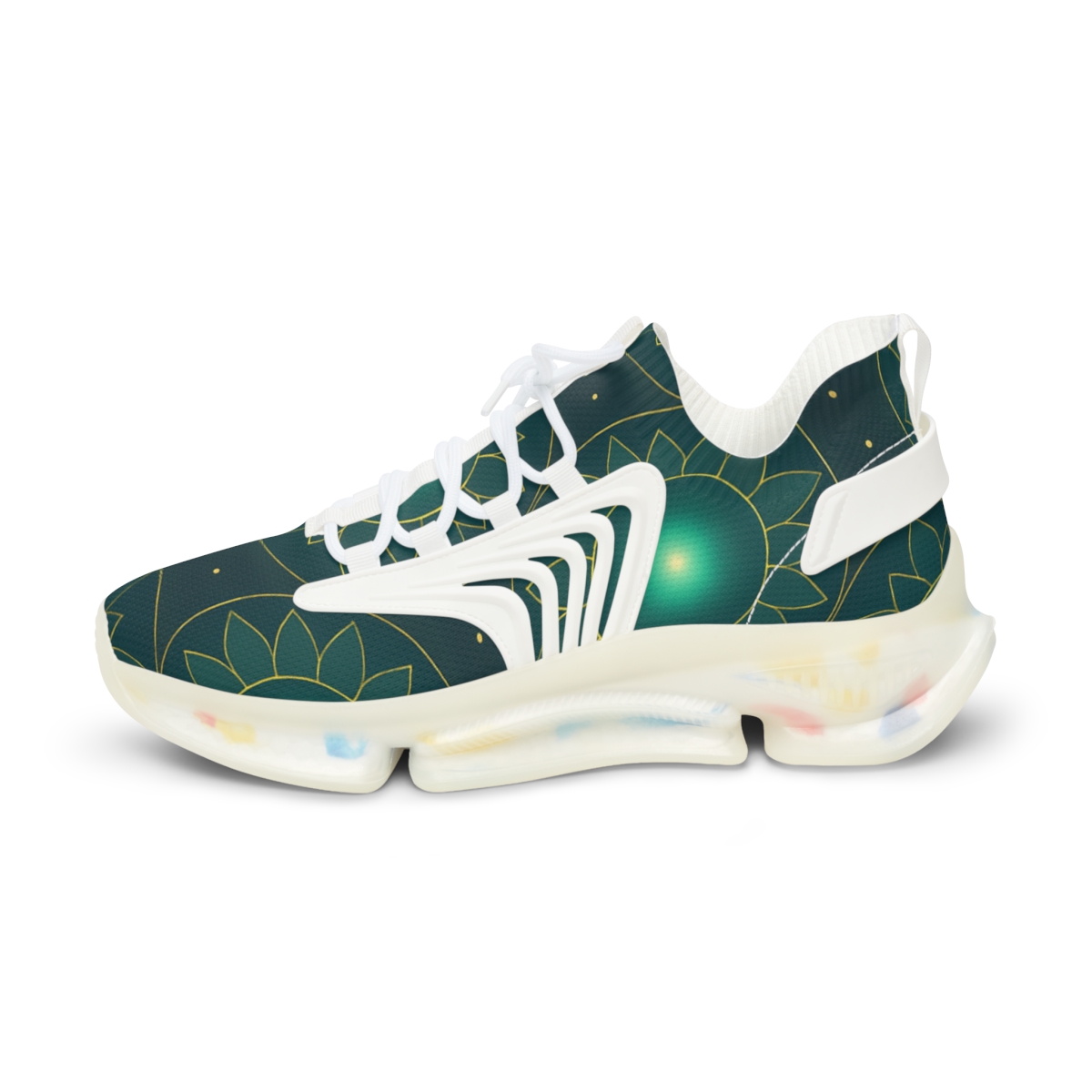 Lotus Halo Lattice personalized athletic sneakers