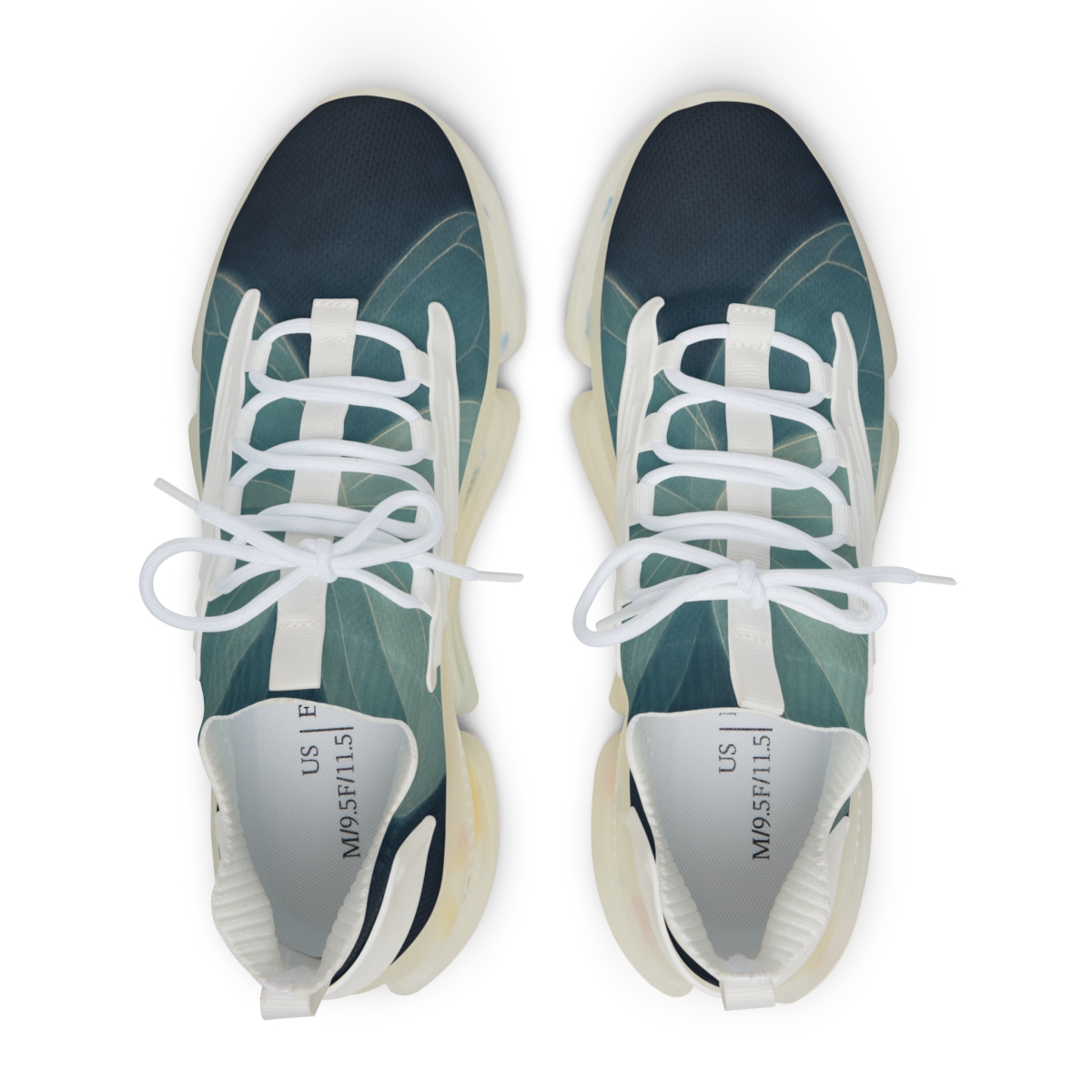 Crystal Veil Of The Glasswing Moth personalized athletic sneakers