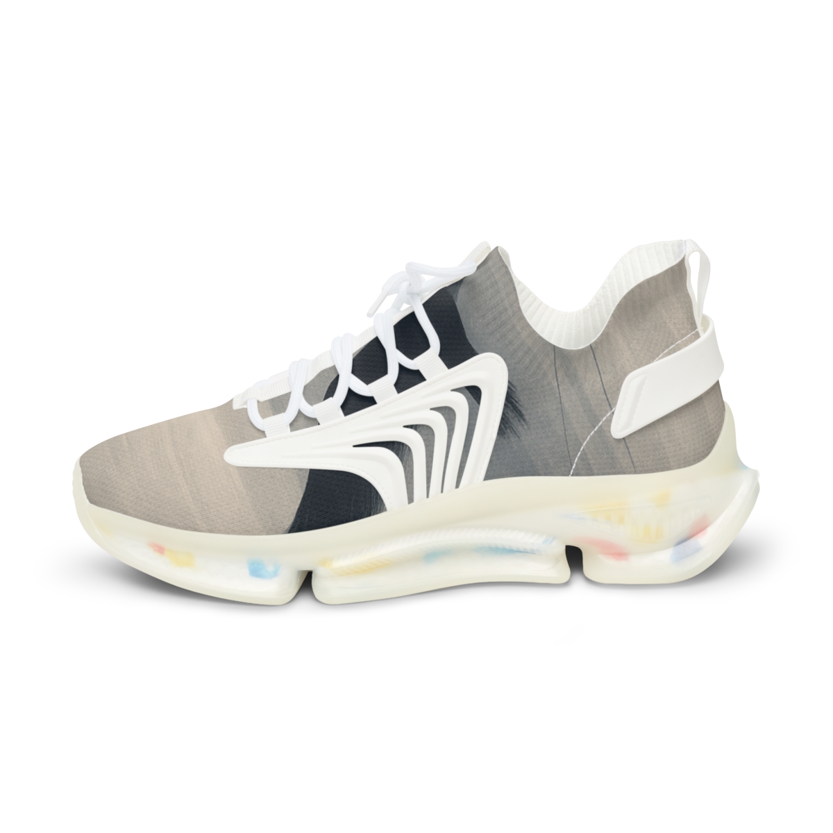 Silent Owl Drift personalized athletic sneakers