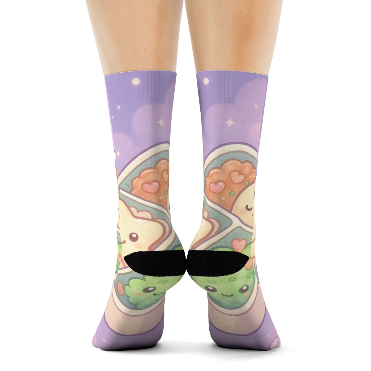 Cosmic Bento Buddies unique printed sockscustom socks