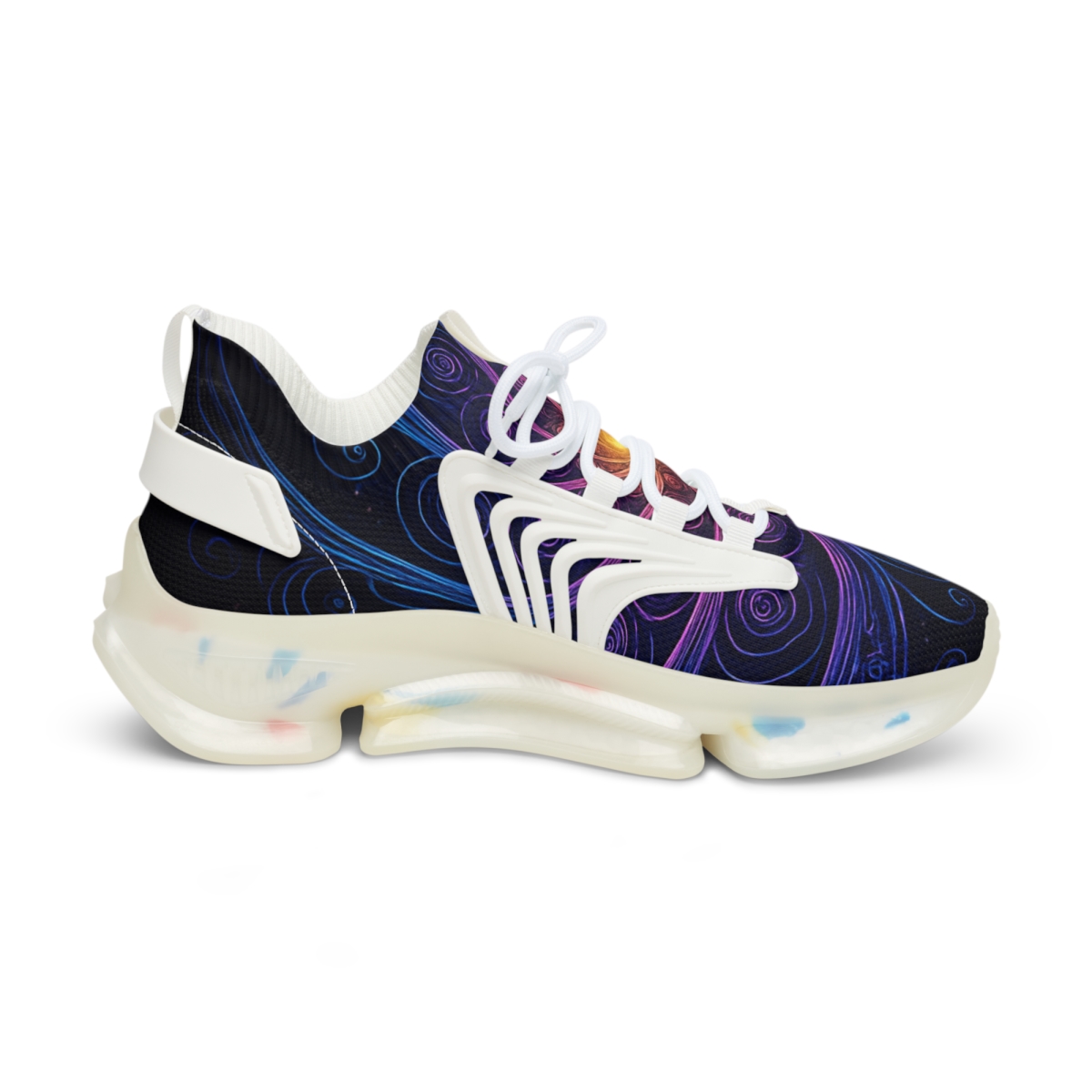 Galactic Spiral Rosette premium sport sneakers